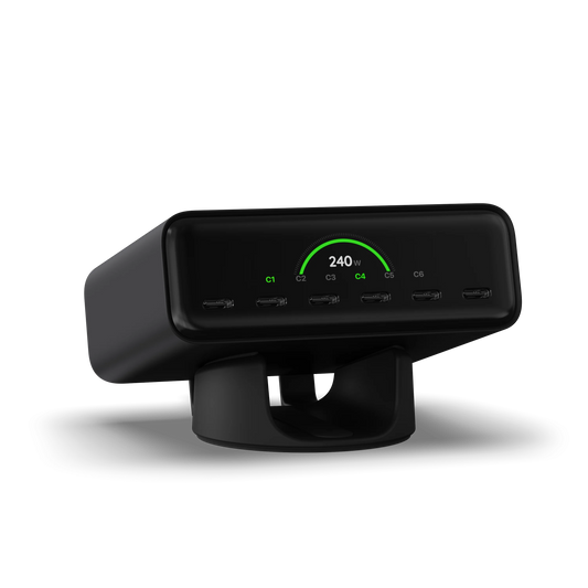 Satechi ChargeView 240W USB-C Multilader med skjerm