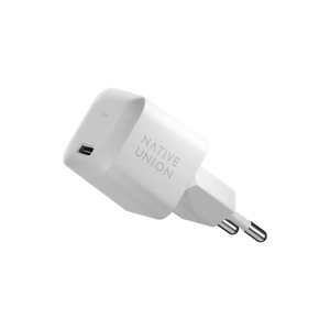 Native Union USB-C 30W GaN Vegglader -  Hvit