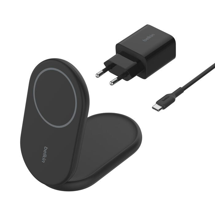 Belkin Qi2 Sammenleggbar Trådløs lader - Svart