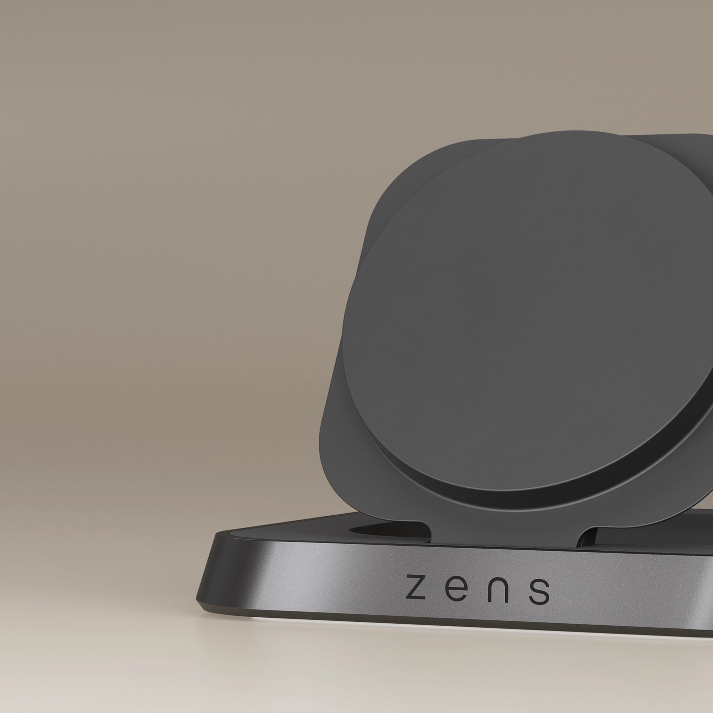 Zens Magnetisk Nattbords Ladeplate - Svart