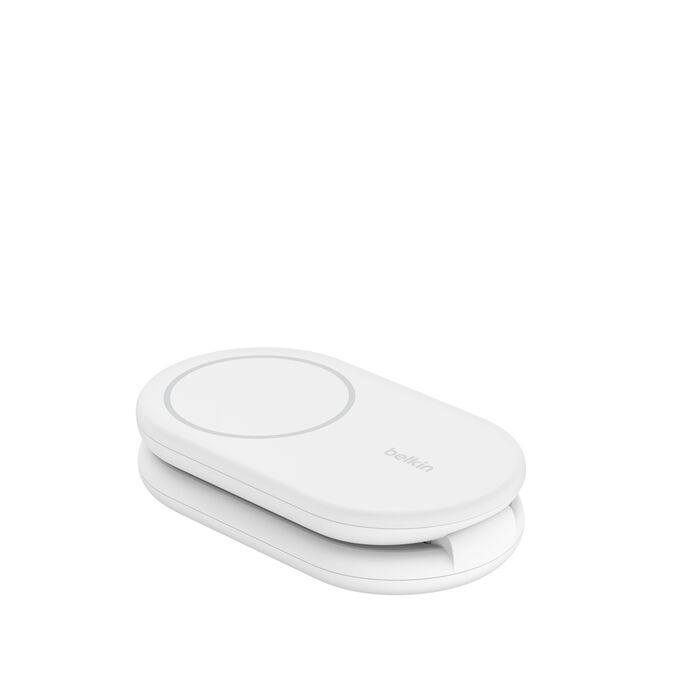 Belkin Qi2 Sammenleggbar Trådløs lader - Hvit