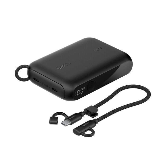 Belkin BoostCharge 10 000 mAh Strømbank med skjerm
