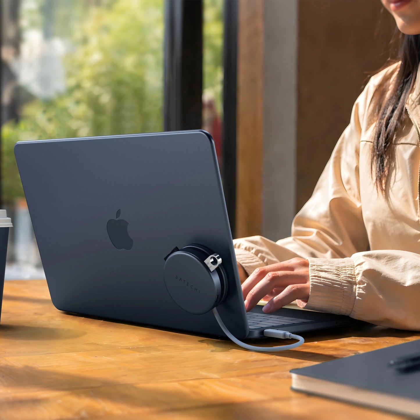 Satechi OnTheGo 5-i-1 Multiport Adapter - Indigo