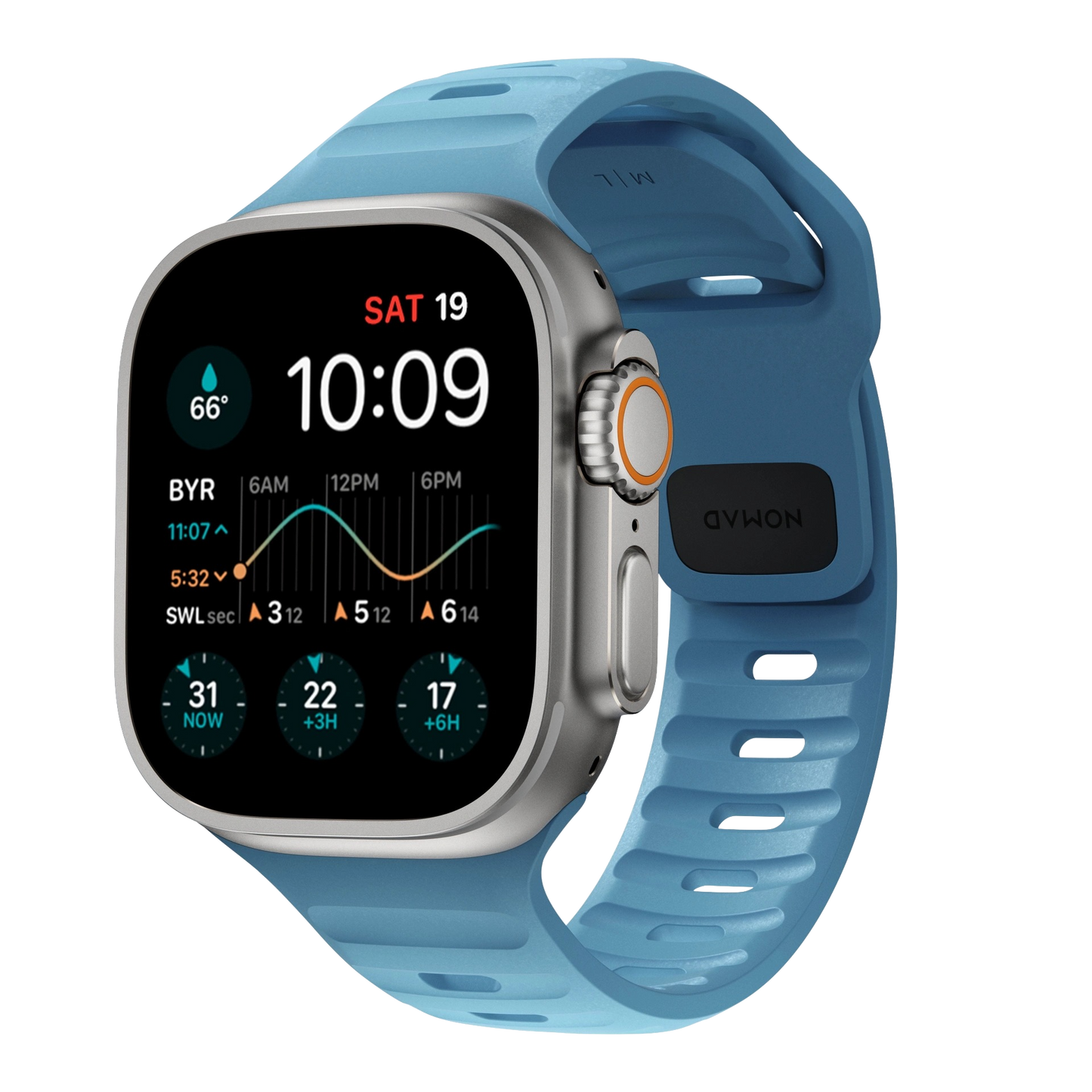 Nomad 49/45 mm Sport Band reim - Electric Blue