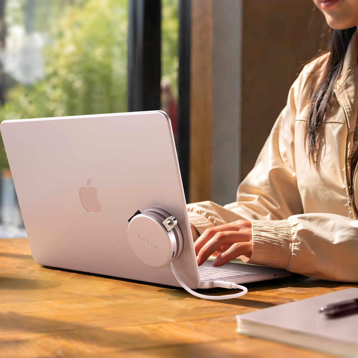 Satechi OnTheGo 5-i-1 Multiport Adapter - Blush