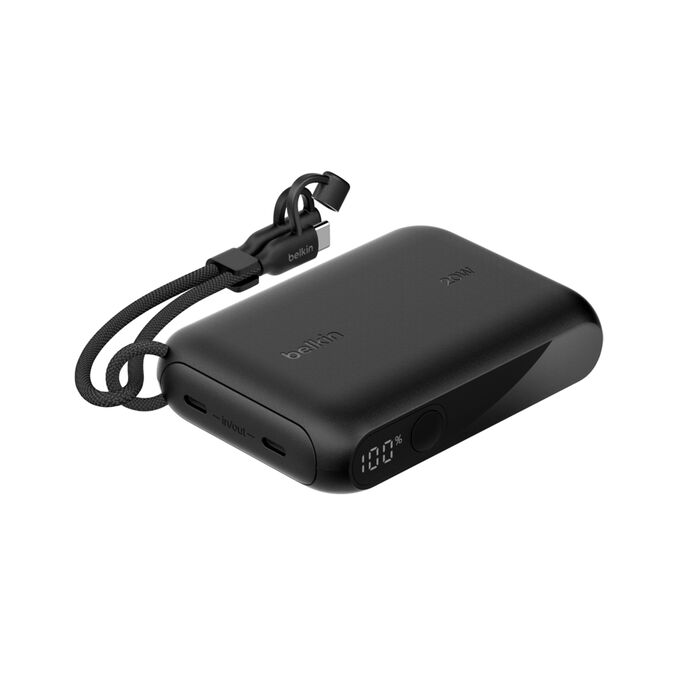 Belkin BoostCharge 10 000 mAh Strømbank med skjerm