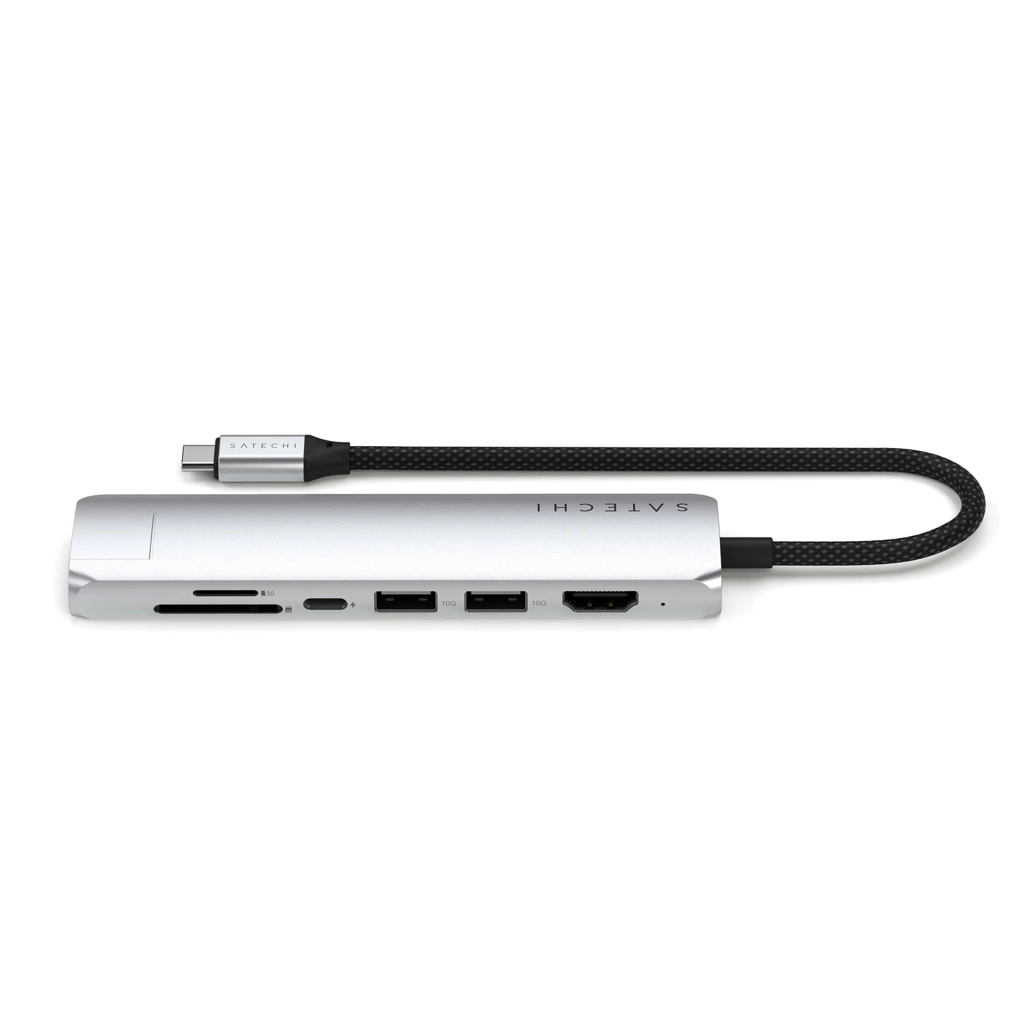 Satechi Slim 7 Multiport Adapter - Sølv