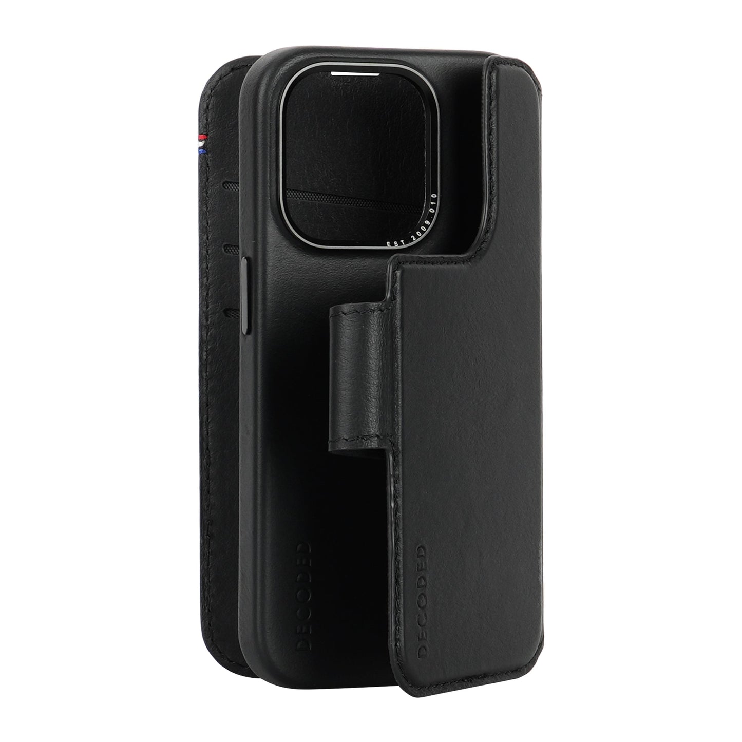 Decoded Detachable Wallet MagSafe Skinnetui til iPhone 15 Pro - Svart