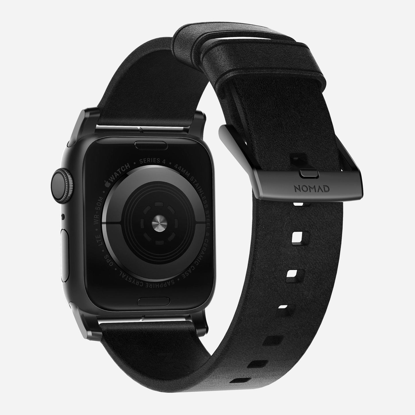 Nomad 44/42 mm Moderne skinnrem - Svart