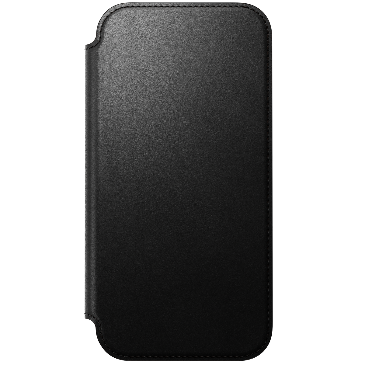 Nomad Lommebokdeksel i skinn med MagSafe til iPhone 18 Pro Max - Svart