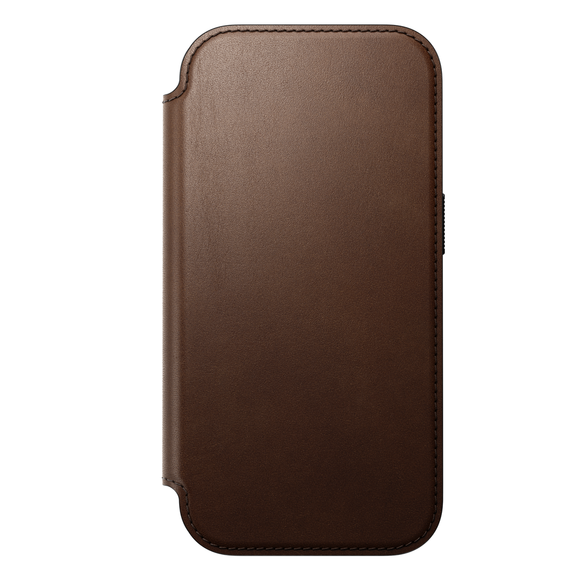 Nomad Lommebokdeksel i skinn med MagSafe til iPhone 18 Pro Max - Brun