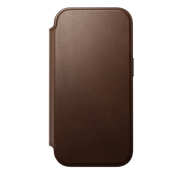 Nomad Lommebokdeksel i skinn med MagSafe til iPhone 18 Pro Max - Brun