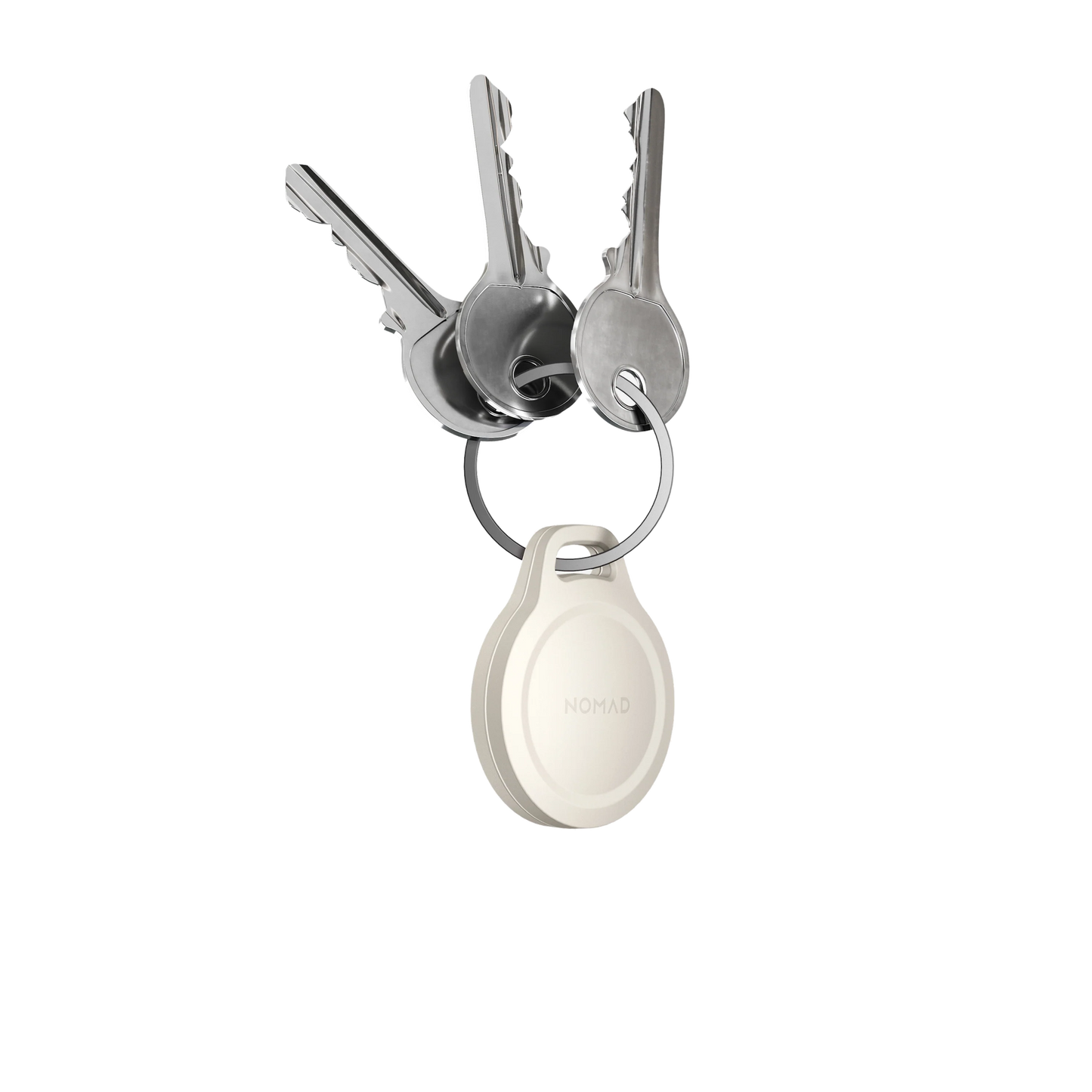 Nomad Rugged Nøkkelring til AirTag - Driftwood