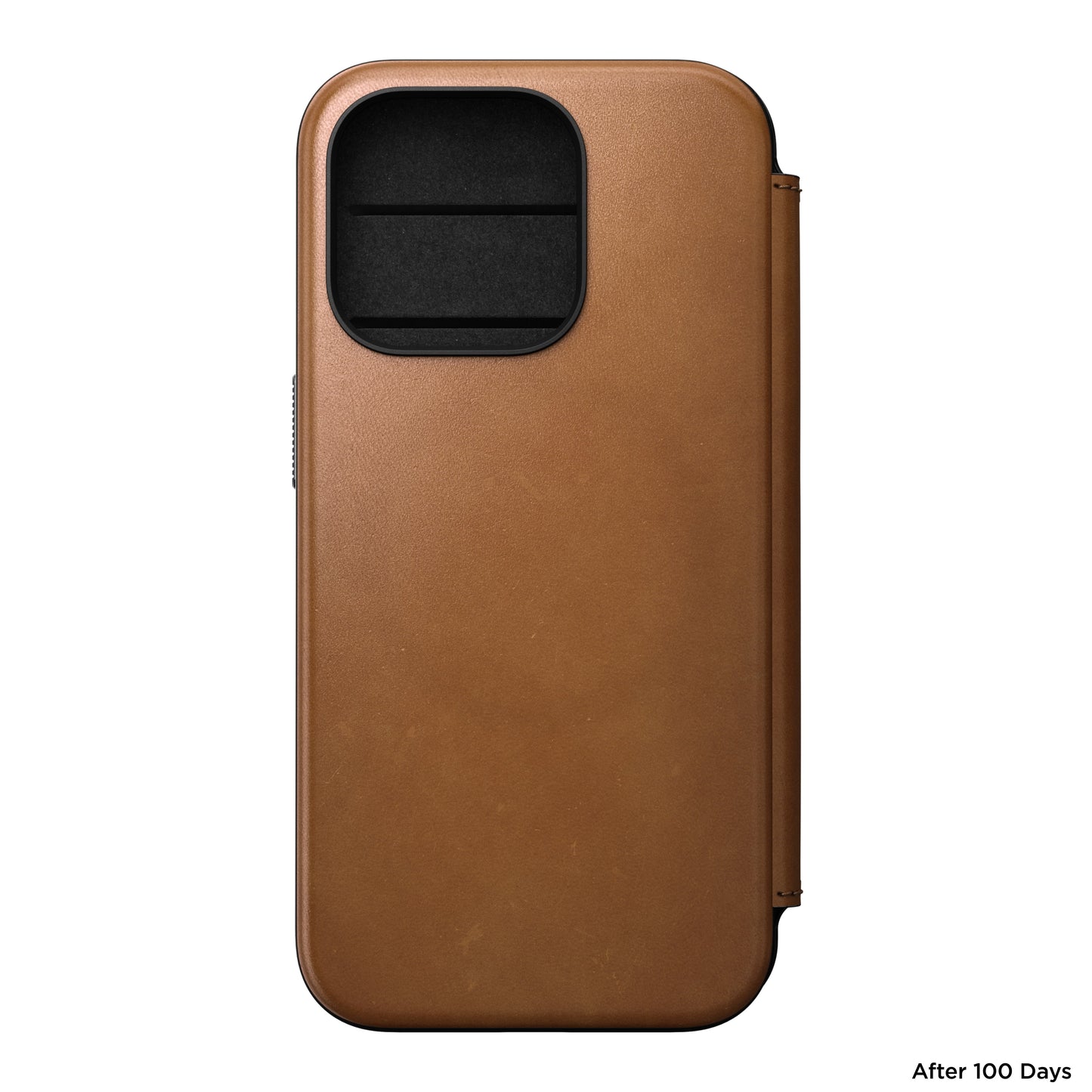Nomad Modern Folio MagSafe Skinnetui til iPhone 15 Pro - Tan