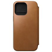 Nomad Modern Folio MagSafe Skinnetui til iPhone 15 Pro Max - Tan