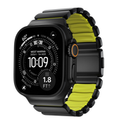 Nomad 49/46 mm Stratos Band Reim - Black Titanium/Volt