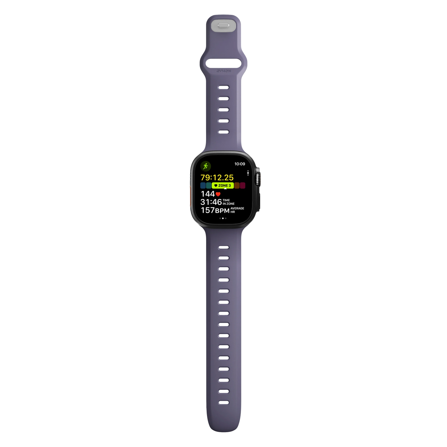 Nomad 49/46mm Tempo Silikonreim - Lilla