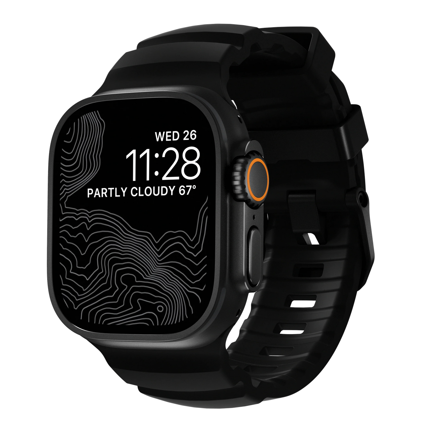 Nomad 49/46 mm Rocky Point Reim med Svart Metall - Carbon