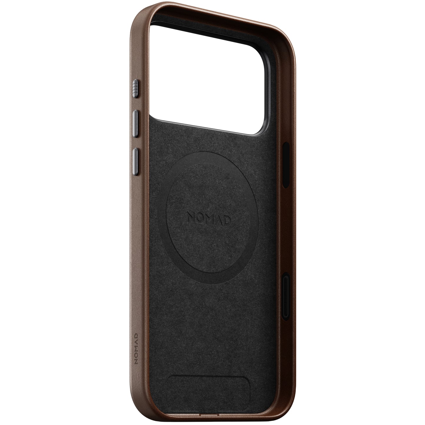 Nomad Traditional MagSafe Skinndeksel til iPhone 17 Pro Max - Brun