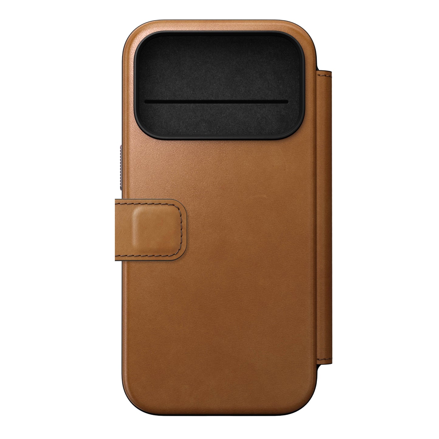 Nomad Modern Folio MagSafe Skinnetui til iPhone 17 Pro - Tan