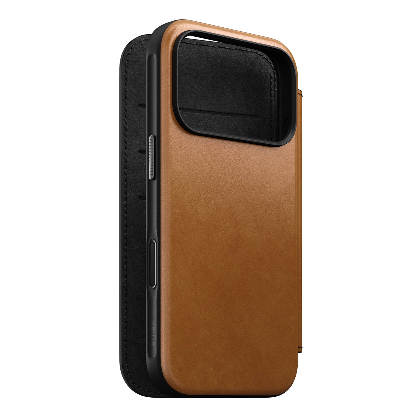 Nomad Modern Folio MagSafe Skinnetui til iPhone 17 Pro - Tan
