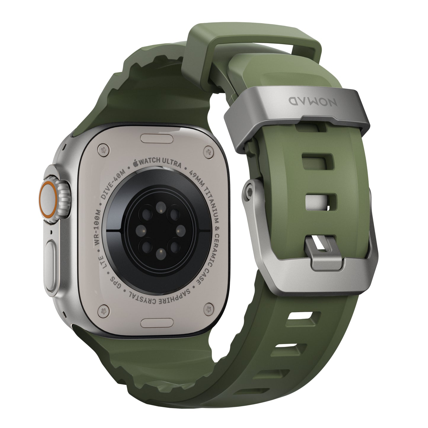 Nomad 49/46mm Rocky Point Reim med Sølv Metall - Forest