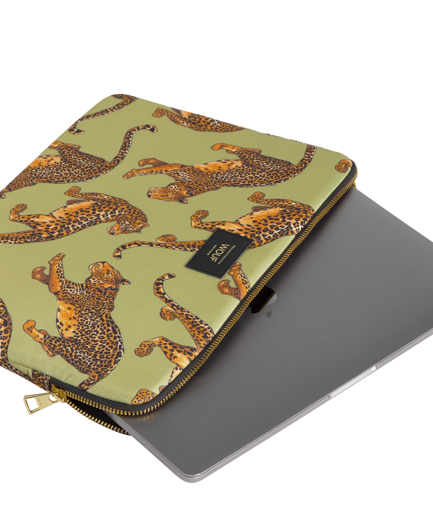 WOUF Mappe til MacBook 13/14" - Avo Leopard