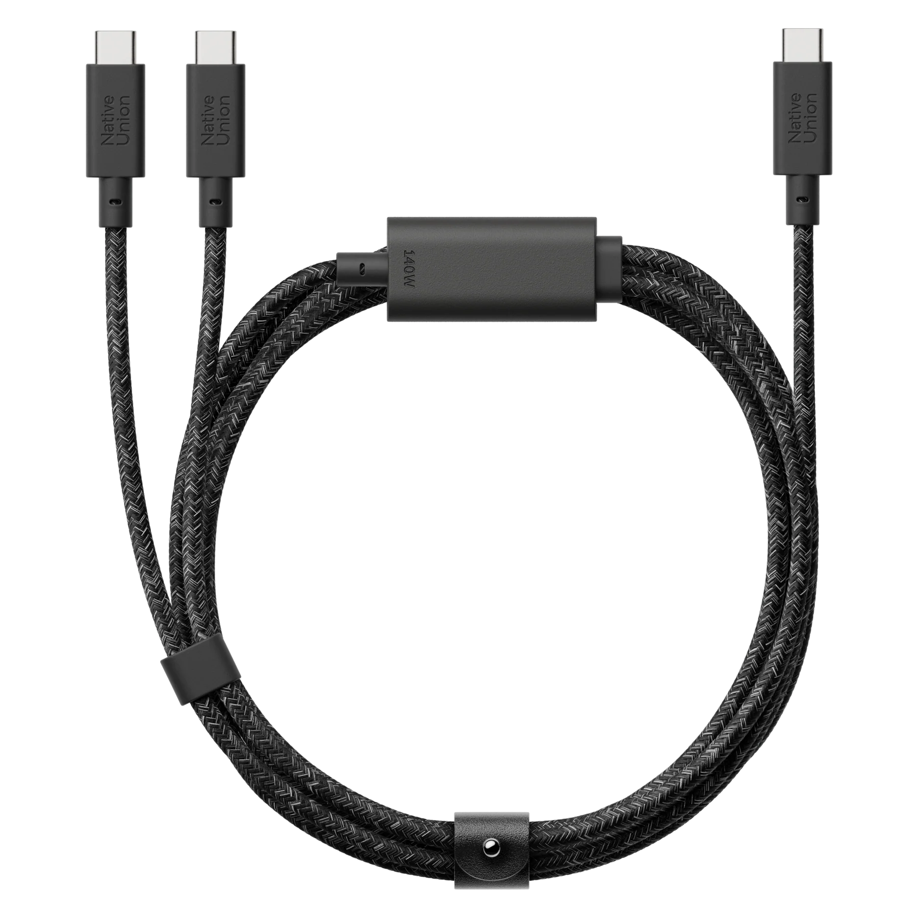 Native Union 2-i-1 USB-C til USB-C ladekabel 2m - Cosmos