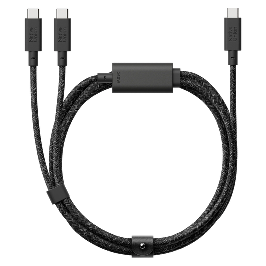 Native Union 2-i-1 USB-C til USB-C ladekabel 2m - Cosmos