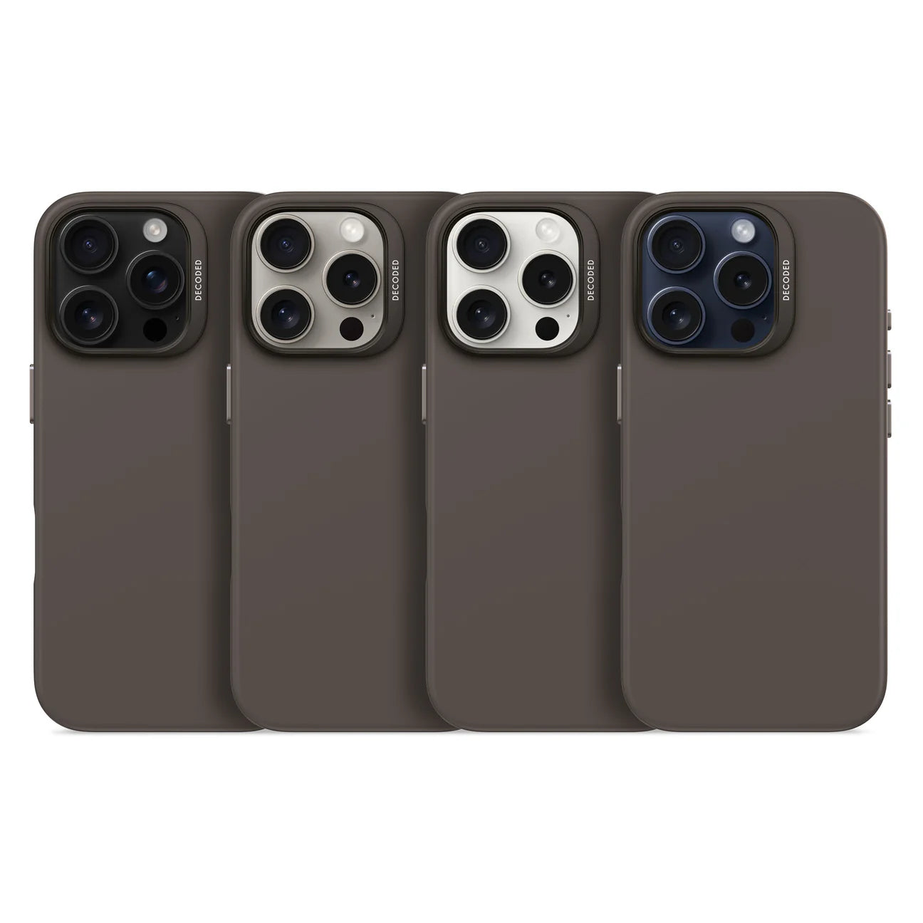 Decoded BackCover MagSafe Silikondeksel til iPhone 15 Pro - Phantom Black
