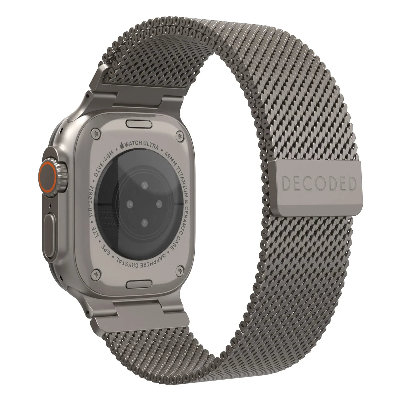 Decoded 49/46 mm Milan Traction Band Reim - Naturlig