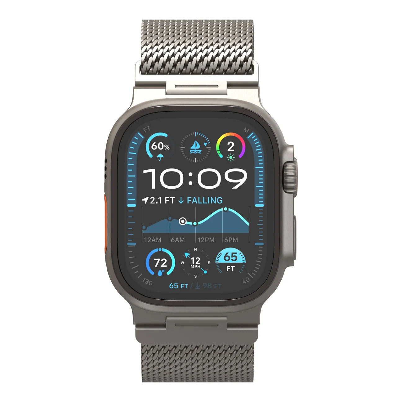 Decoded 49/46 mm Milan Traction Band Reim - Naturlig
