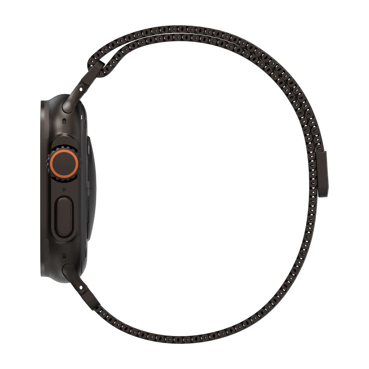 Decoded 49/46 mm Milan Traction Band Reim - Svart