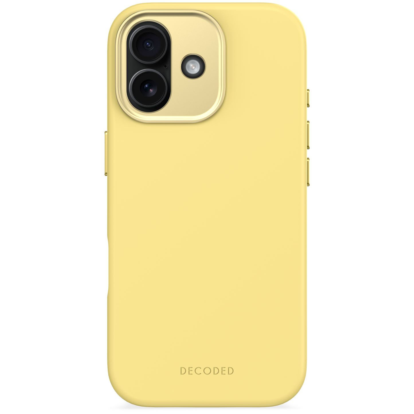 Decoded BackCover MagSafe Silikondeksel til iPhone 17 - Yuma Yellow