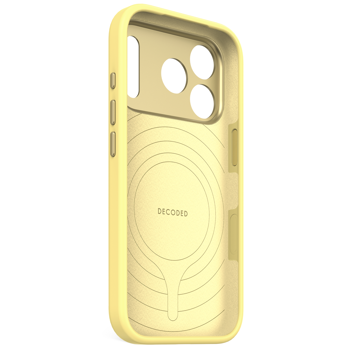 Decoded BackCover MagSafe Silikondeksel til iPhone 17 Pro - Yuma Yellow