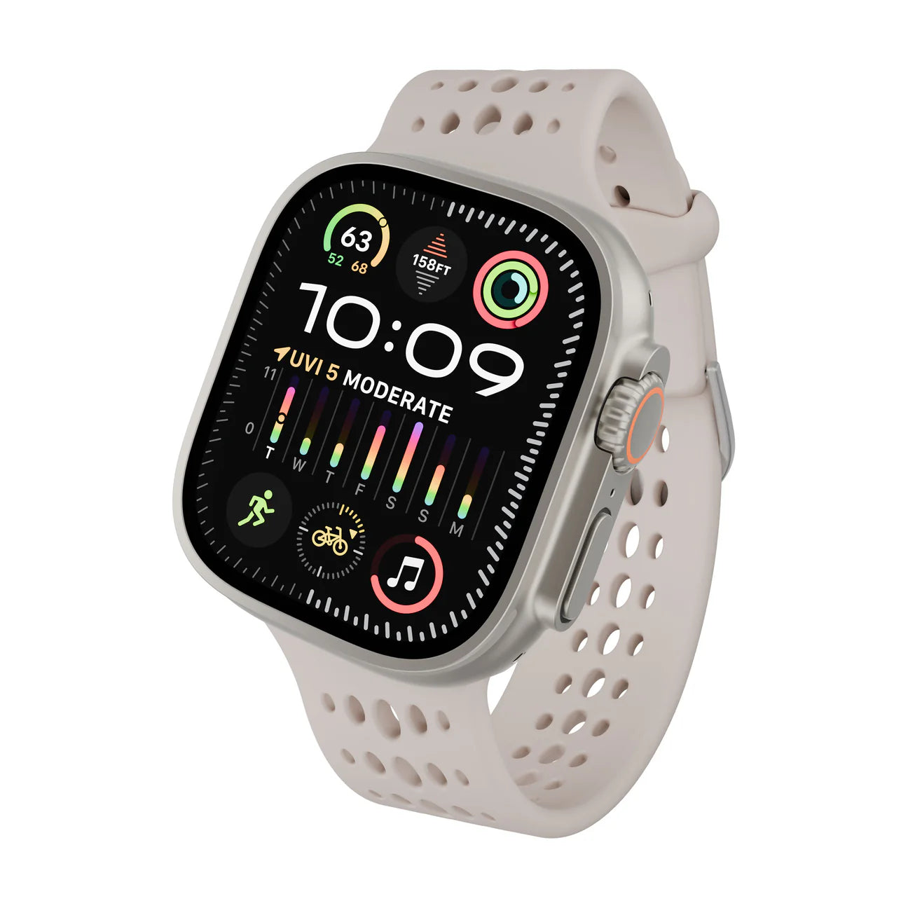 Decoded 49/46 mm Ares O Silikon reim - Clay