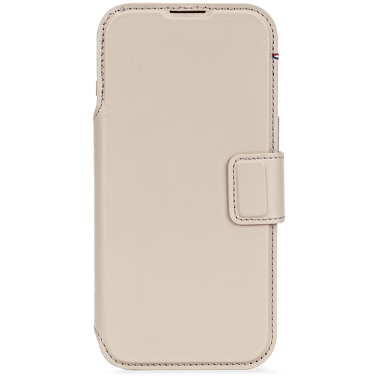 Decoded Lommebokdeksel i skinn med MagSafe til iPhone Air - Clay