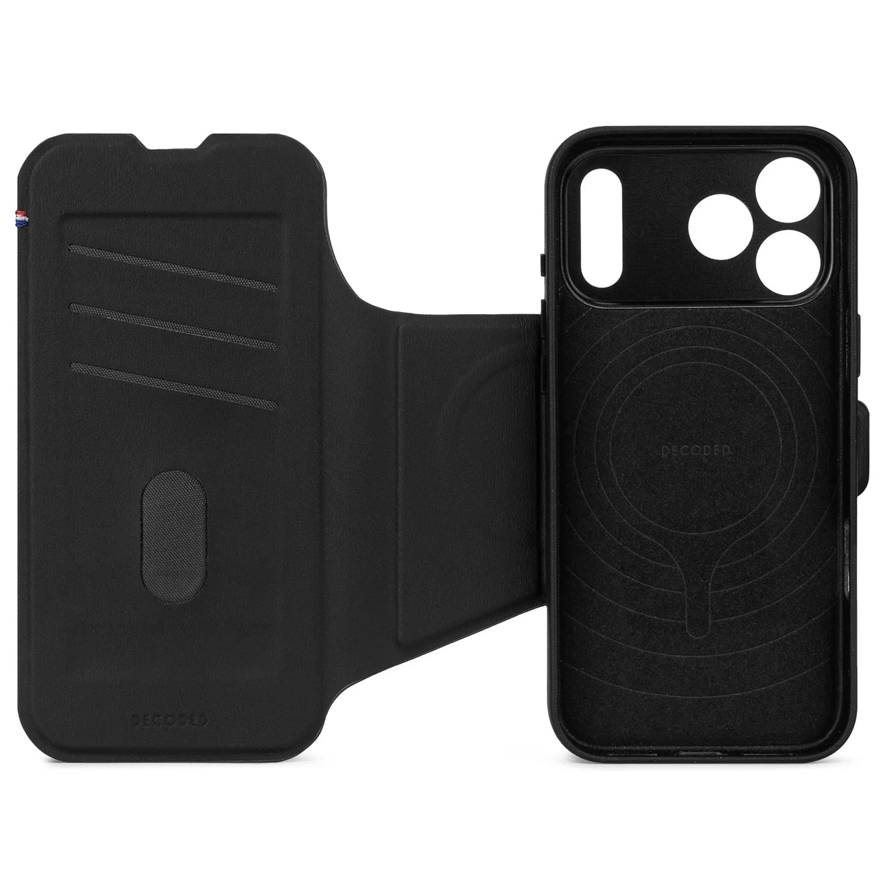 Decoded Detachable Wallet MagSafe Silikonetui til iPhone 17 Pro Max - Phantom Black