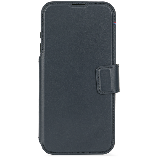 Decoded Lommebokdeksel i skinn med MagSafe til iPhone 17 Pro Max - Navy