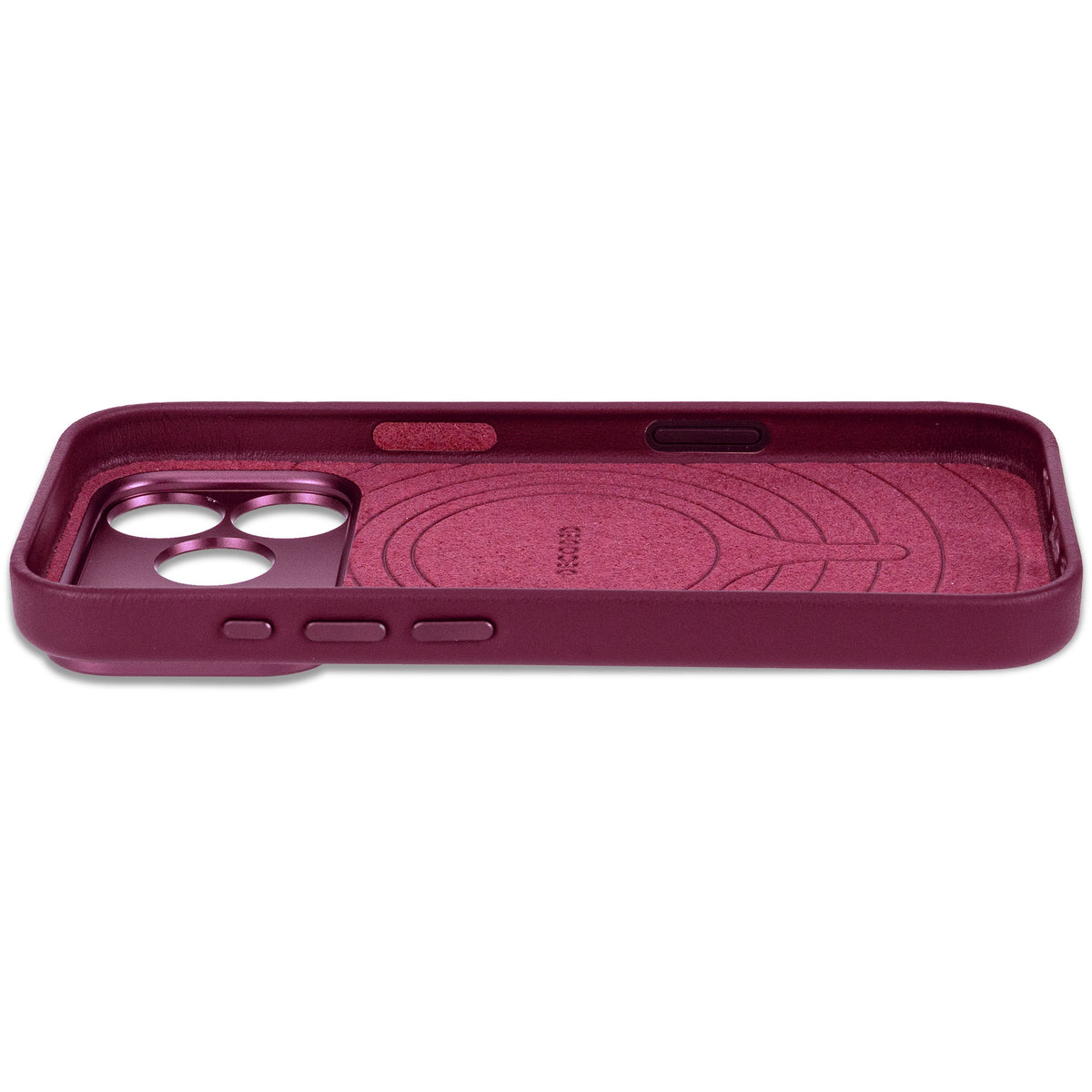 Decoded MagSafe Skinndeksel til iPhone 18 Pro - Aubergine