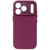 Decoded MagSafe Skinndeksel til iPhone 18 Pro - Aubergine
