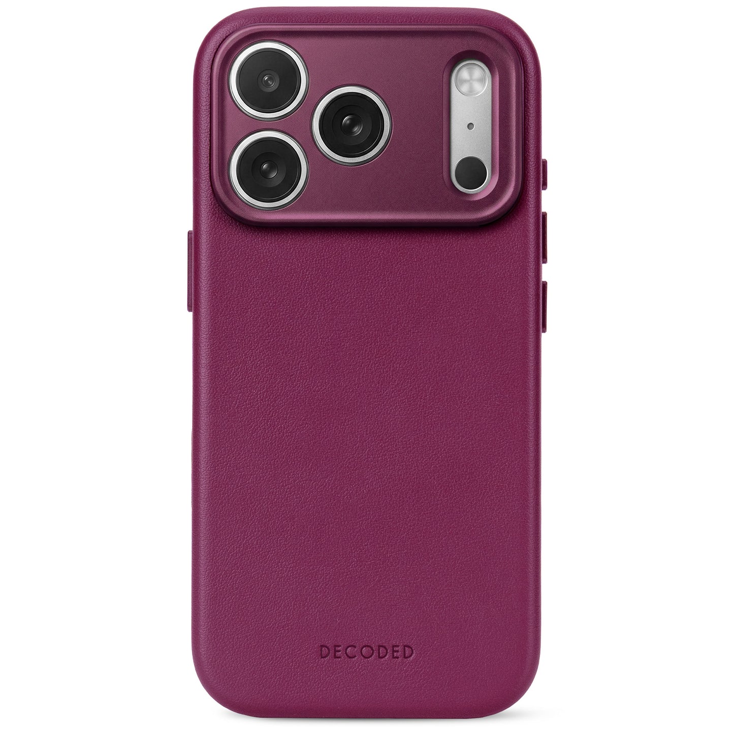 Decoded MagSafe Skinndeksel til iPhone 18 Pro Max - Aubergine
