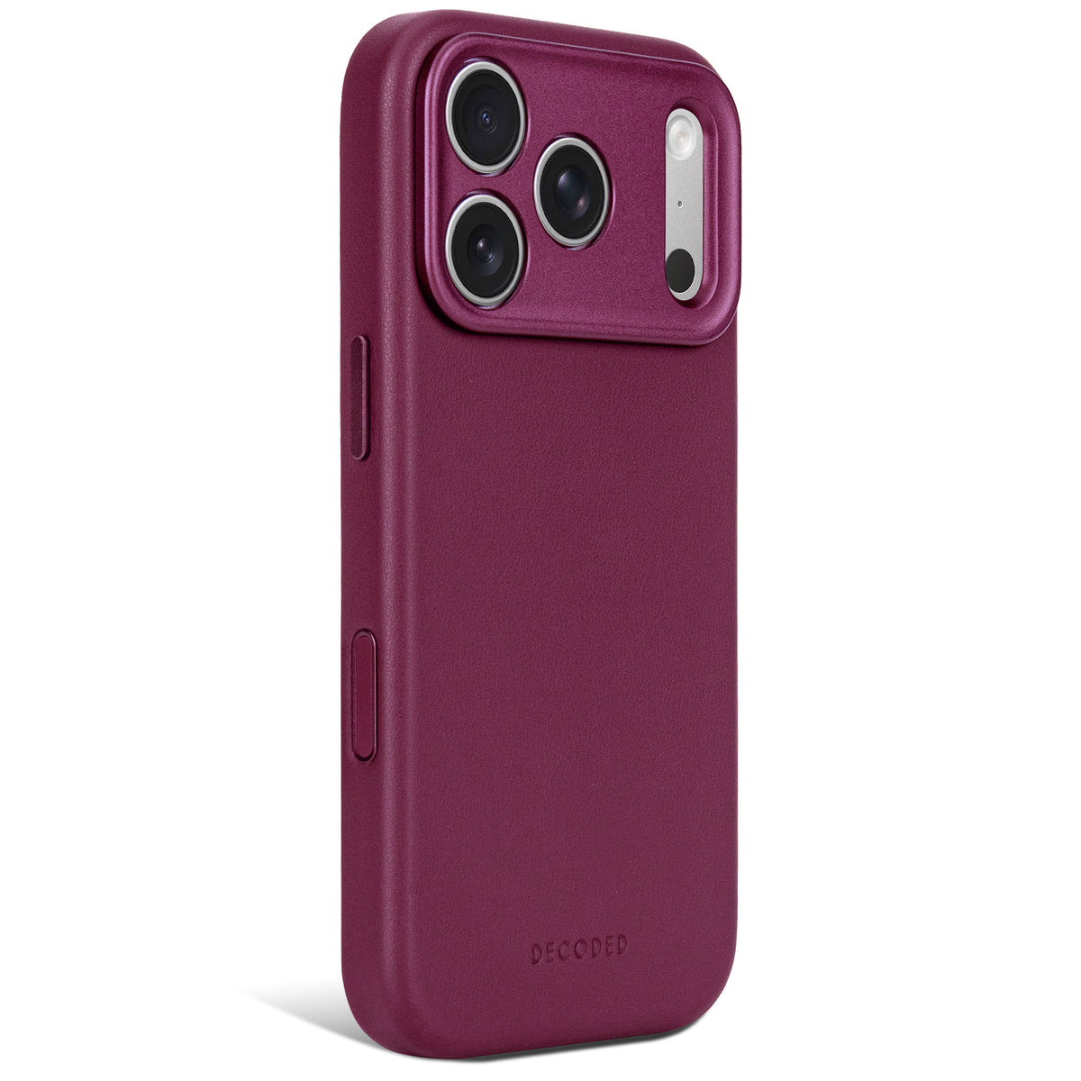 Decoded MagSafe Skinndeksel til iPhone 18 Pro Max - Aubergine