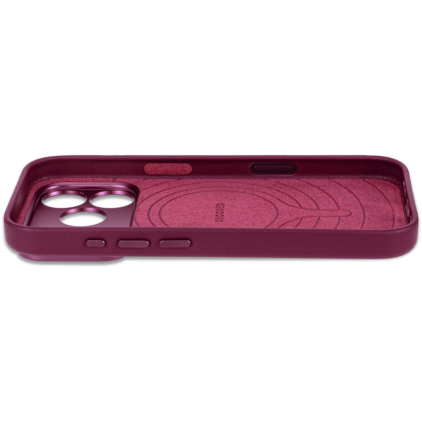 Decoded MagSafe Skinndeksel til iPhone 18 Pro Max - Aubergine