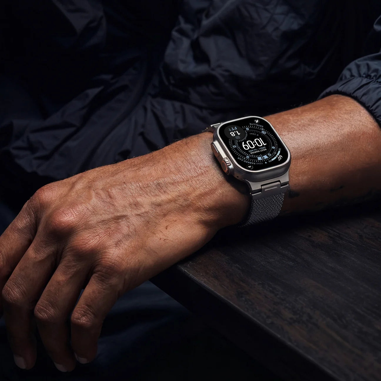 Decoded 49/46 mm Milan Traction Band Reim - Naturlig