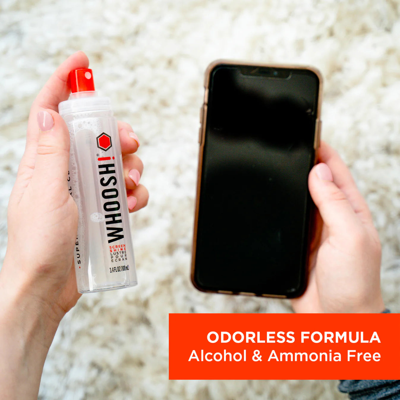 WHOOSH Screen Shine Go XL 100ml Skjermrens
