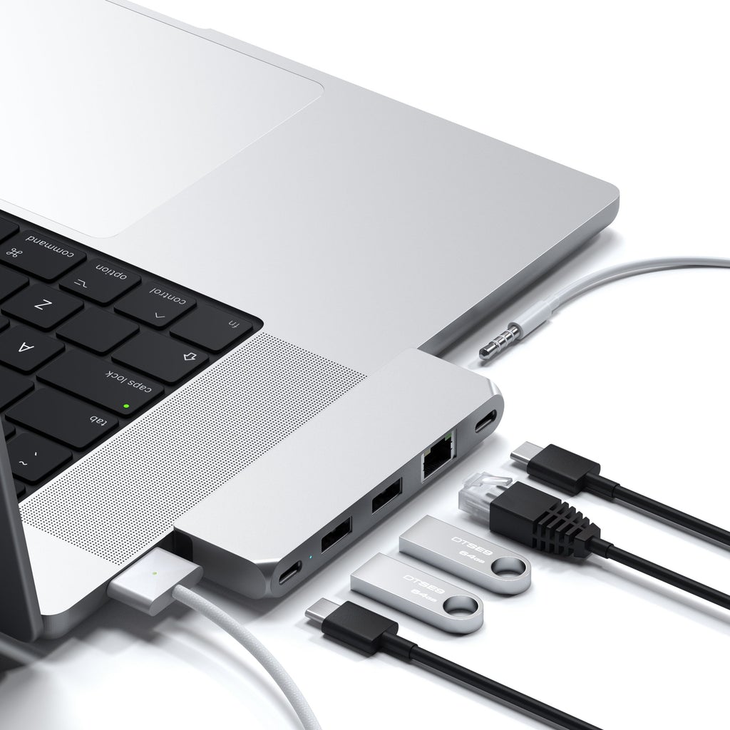Satechi Pro Hub Mini Multiport Adapter - Sølv