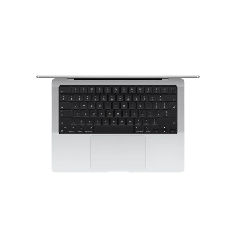 MacBook Pro 14-tommer M4 512GB SSD 16GB Minne med 96W lader og US tastatur - Sølv