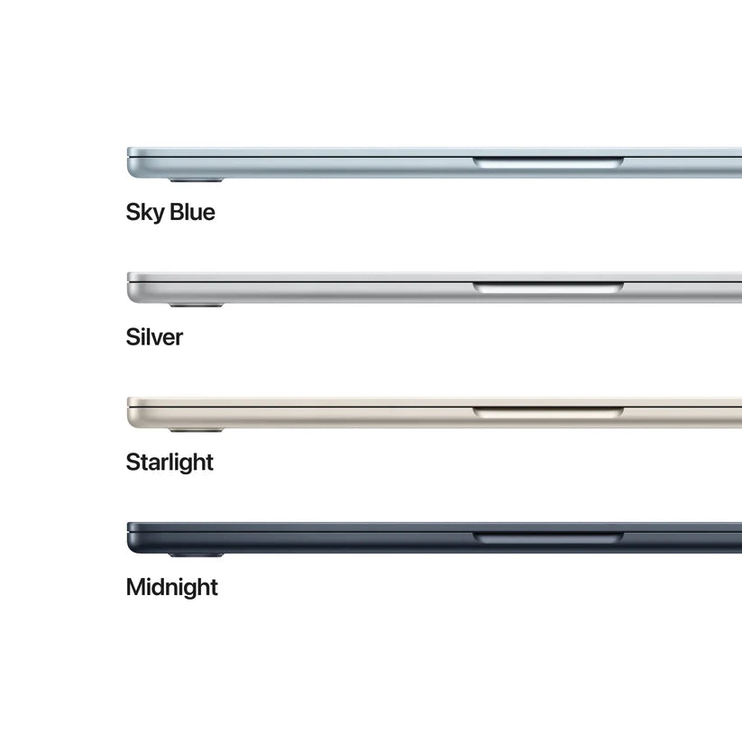 MacBook Air 13-tommer M4 512GB SSD 16GB Minne med Internasjonalt engelsk tastatur - Midnatt