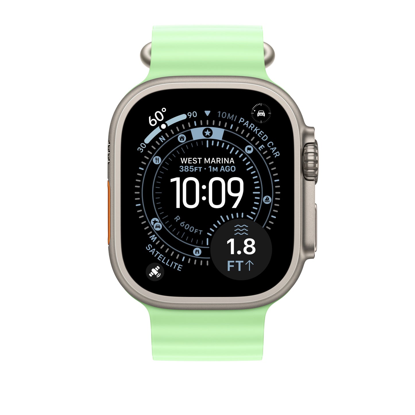 49mm-neon-green-ocean-band-extension-natural-titanium-finish_MGCG4_AV2